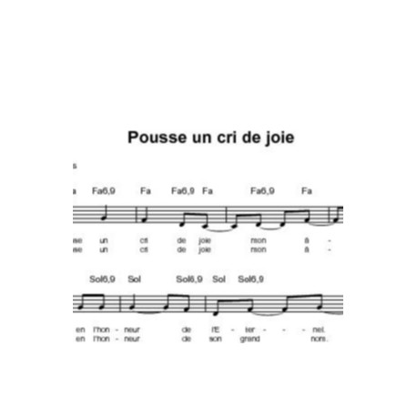 Pousse un cri de joie - Fabienne Pons