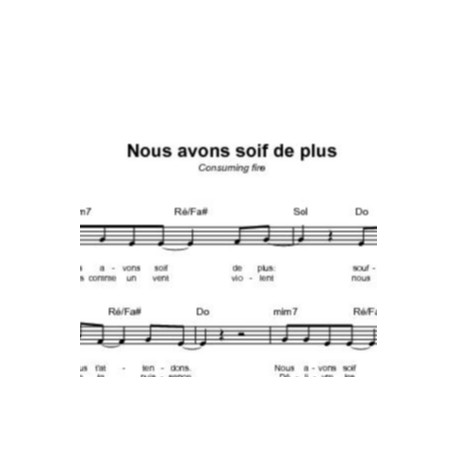 Nous avons soif de plus - Tim Hughes