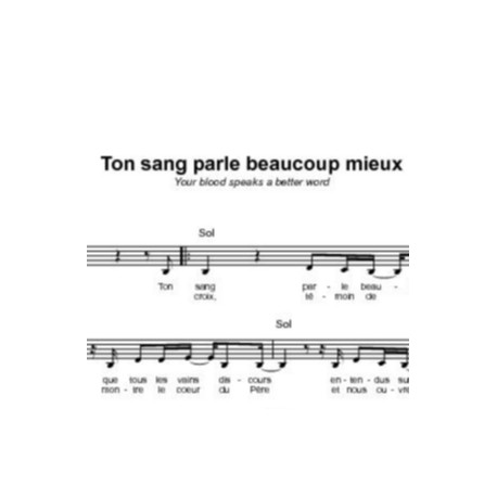 Ton sang parle beaucoup mieux - Matt Redman