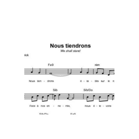 Nous tiendrons - Graham Kendrick