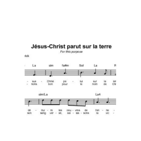 Jésus-Christ parut sur la terre - Graham Kendrick