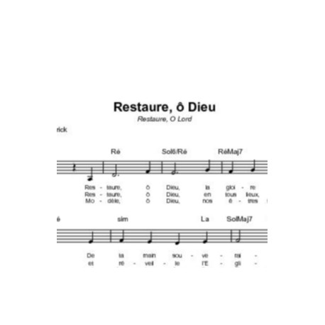 Restaure ô Dieu - Graham Kendrick