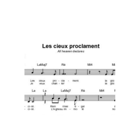 Les cieux proclament - Noel Richards