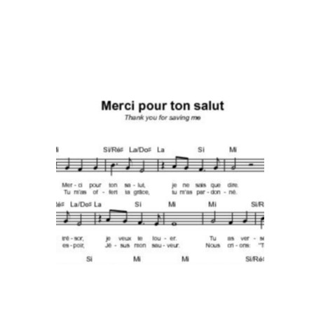Merci pour ton salut - Martin Smith