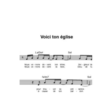 Voici ton église - David Bey