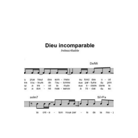Dieu incomparable - Laura Story, Jesse Reeves