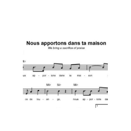 Nous apportons dans ta maison - Kirk Dearman