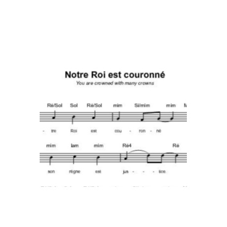 Notre Roi est couronné - John Sellers