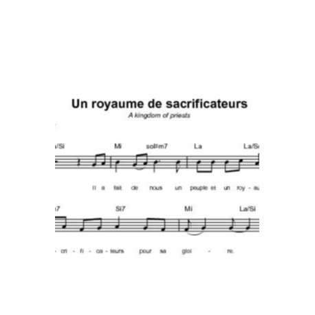 Un royaume de sacrificateurs - Chris Bowater