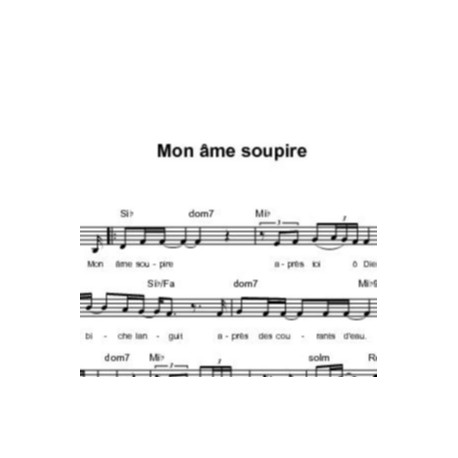 Mon âme soupire - Joël Andres