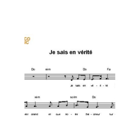 Je sais en vérité - Pat Berning