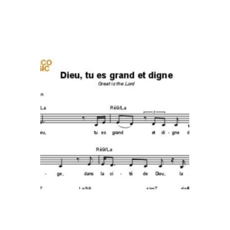 Dieu, tu es grand et digne - Steve McEwan