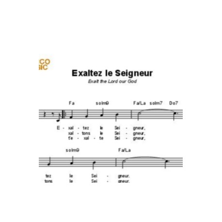 Exaltez le Seigneur - Rick Ridings