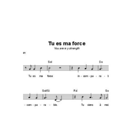 Tu es ma force - Reuben Morgan