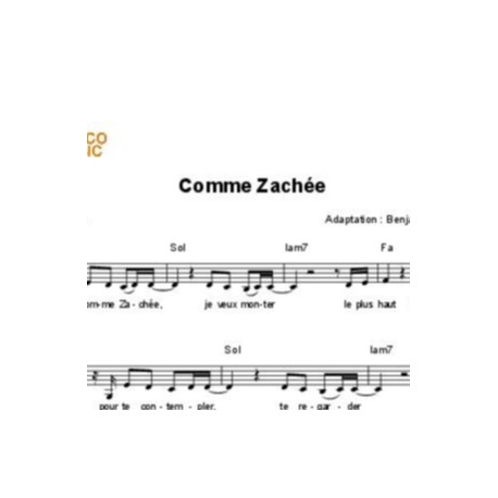 Comme Zachée - Regis Danese