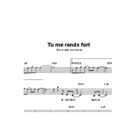 Tu me rends fort - Amanda Cook