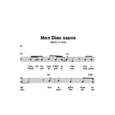 Mon Dieu sauve - Reuben Morgan