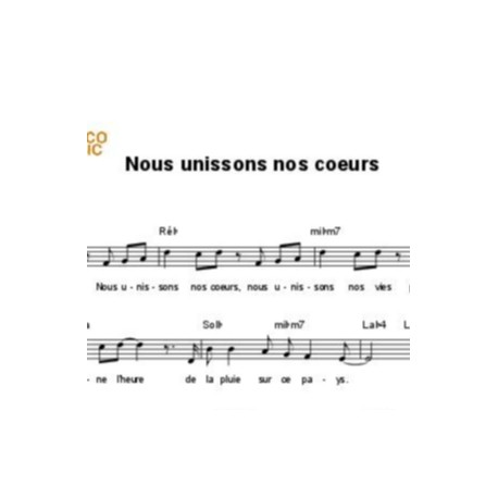 Nous unissons nos coeurs - Joël Andres