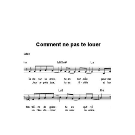 Comment ne pas te louer ? - Emmanuel Pelatan