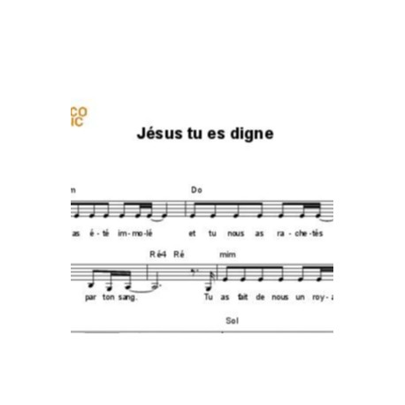 Jésus tu es digne - Joël Andres