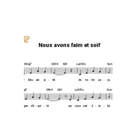 Nous avons faim et soif - Joël Andres