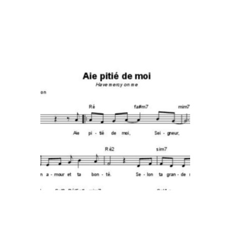 Aie pitié de moi - Gerrit Gustafson