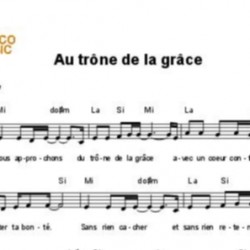 Au trône de la grâce - Thérèse Motte