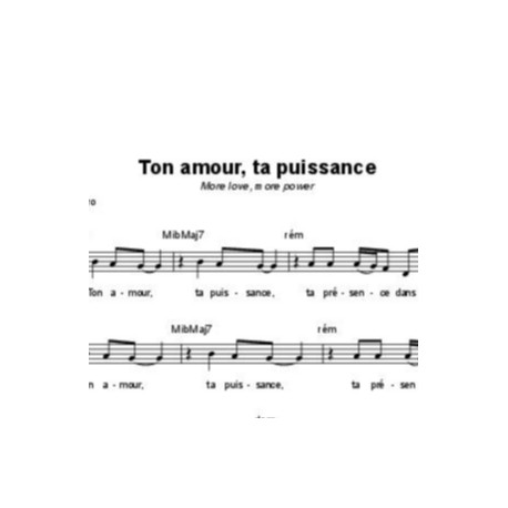 Ton amour, ta puissance - Jude del Hierro