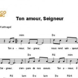 Ton amour, Seigneur - Jean-Hugues Hartnagel