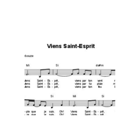 Viens Saint Esprit - Elisabeth Bourbouze