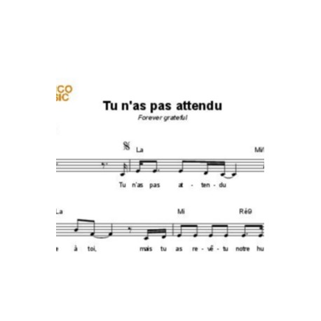 Tu n'as pas attendu - Mark Altrogge