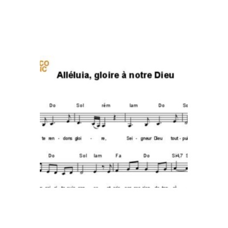 Alléluia, gloire à notre Dieu - Joël Andres