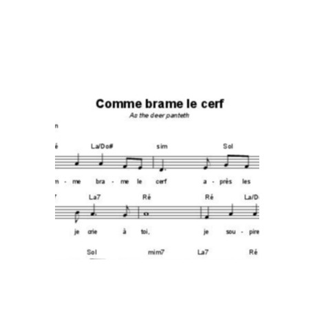 Comme brame le cerf - Martin Nystrom