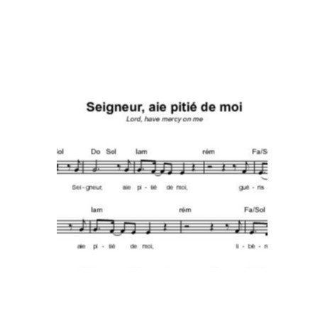 Seigneur, aie pitié de moi - Carl Tuttle