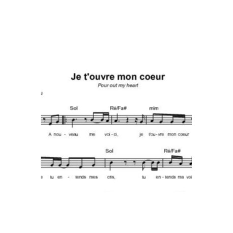 Je t'ouvre mon coeur- Craig Musseau