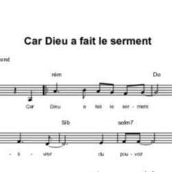 Car Dieu a fait le serment - Sylvain Freymond