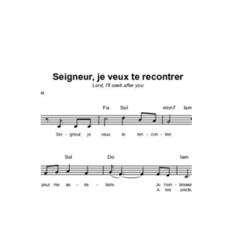 Seigneur, je veux te rencontrer - Eddie Espinosa